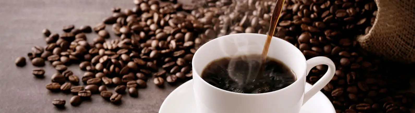 Kaffeetasse Kaffeebohnen